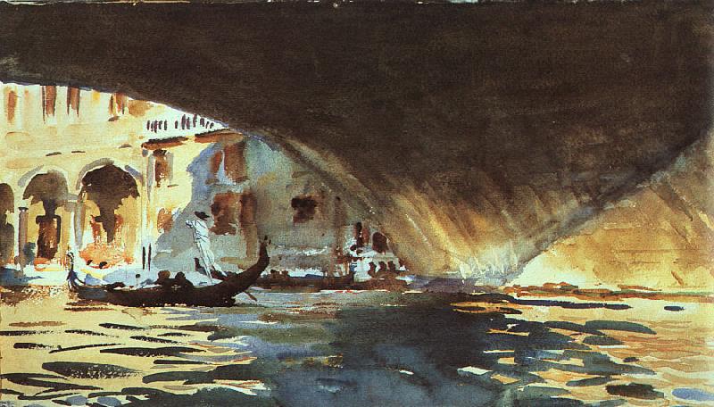 John Singer Sargent Under the Rialto Bridge France oil painting art